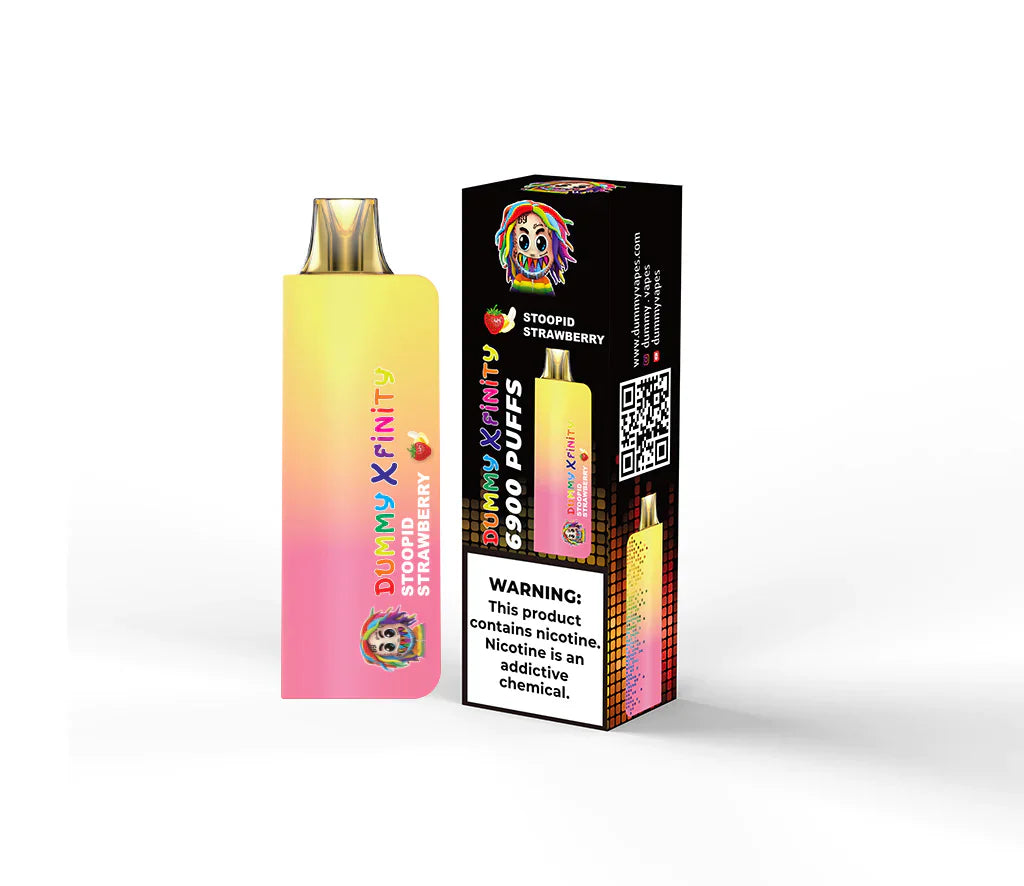 Dummy Vapes XFINITY Strawberry Banana 6900 puffs.