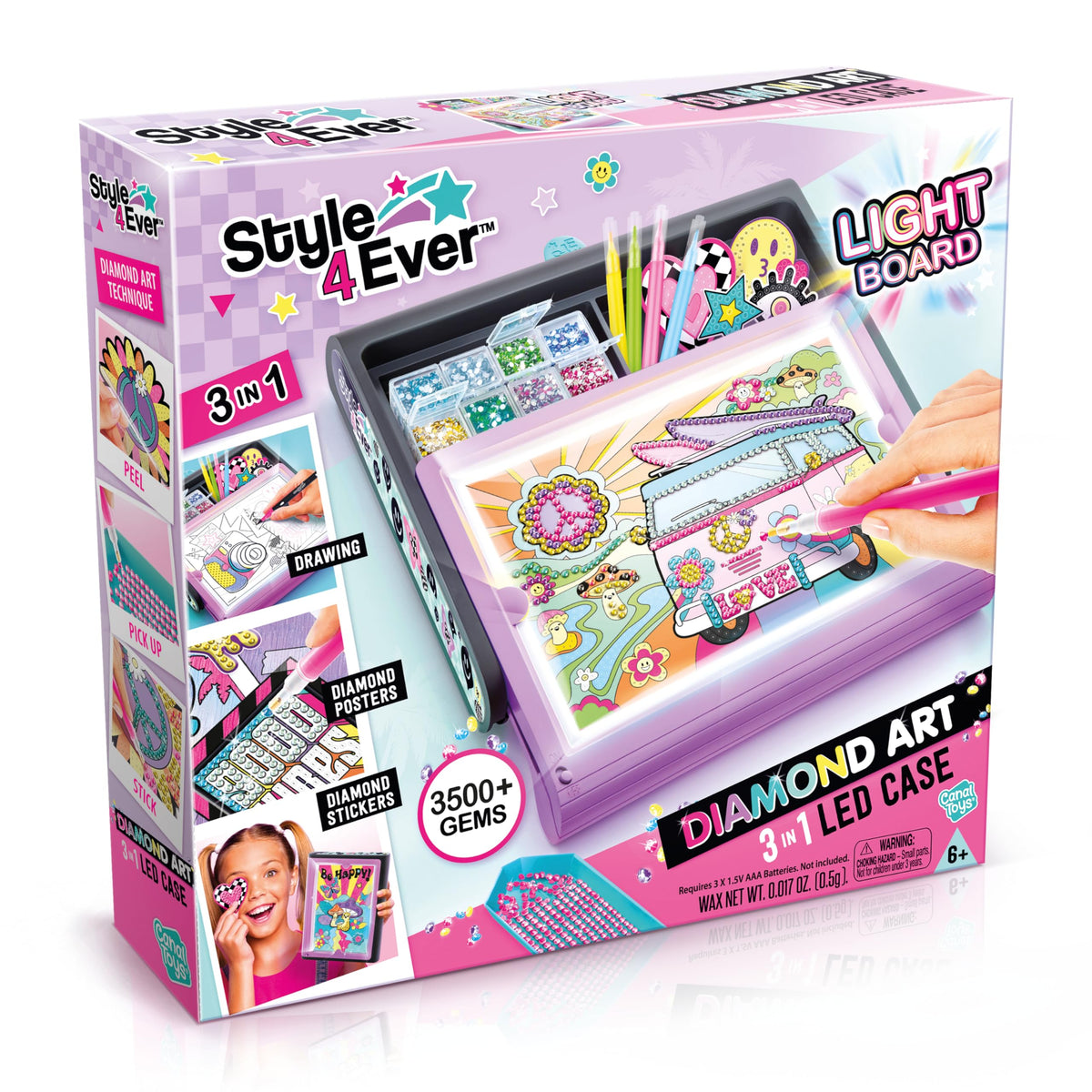 Estudio Luminoso para Decorar Canal Toys.