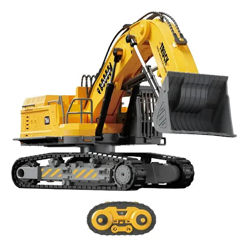 Excavadora Armable de Control Remoto 133 Pcs HB Toys.