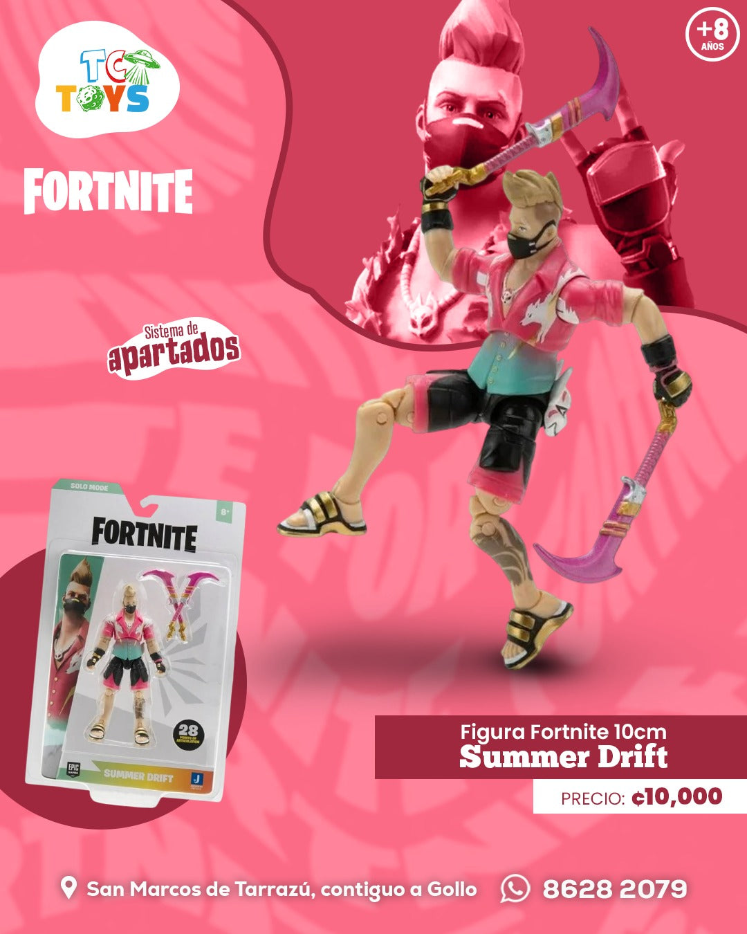 Figura Fornite Summer Drift Jazwares.