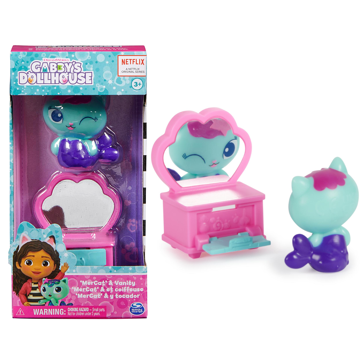 Figura La Casa de Gabby MerCat y Tocador.