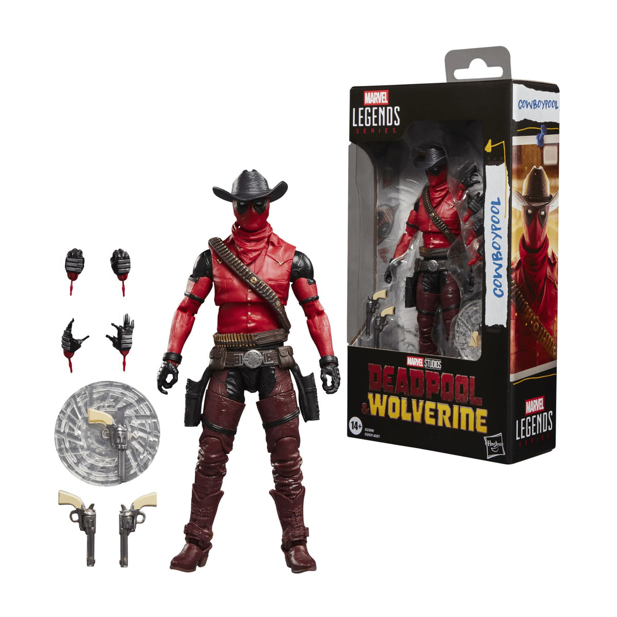 Figura Marvel Legends Series Cowboypool Deadpool & Wolverine Hasbro.