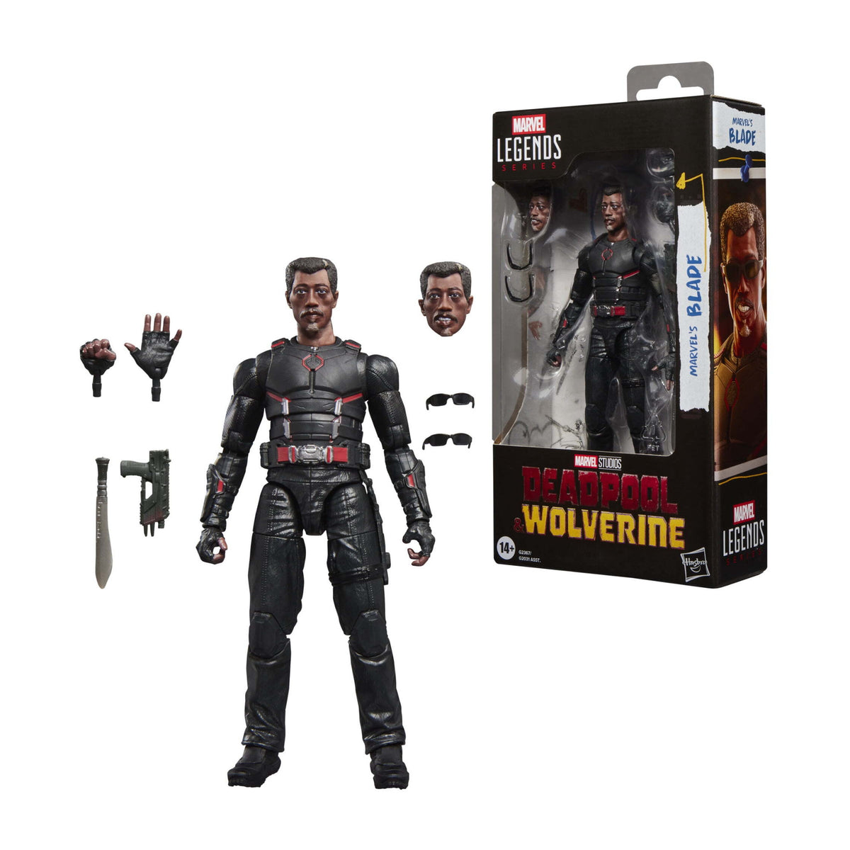 Figura Marvel Legends Series Marvel's Blade Deadpool & Wolverine Hasbro.