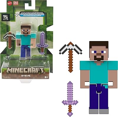 Figura Mattel Minecraft Steve.