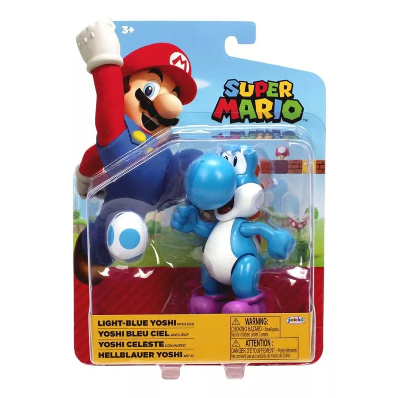Figura Super Mario Yoshi Celeste Jakks.
