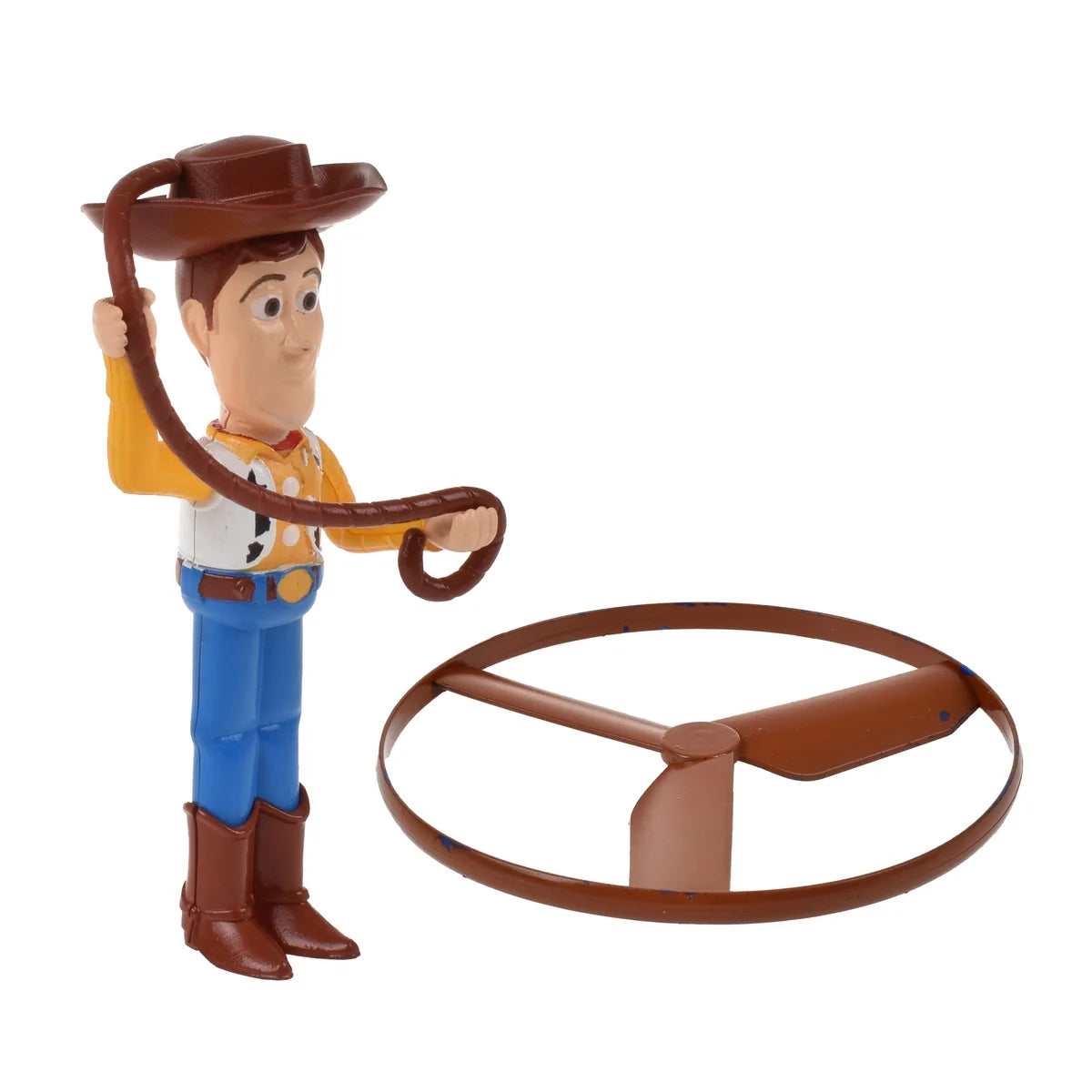 Figura Toy Story 5 Woody Lanza Discos.