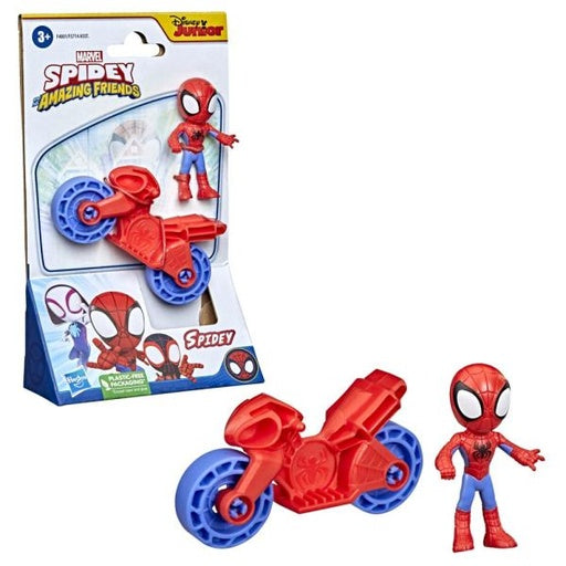 Figura con Moto Spidey Marvel Spidey Amazing Friends.