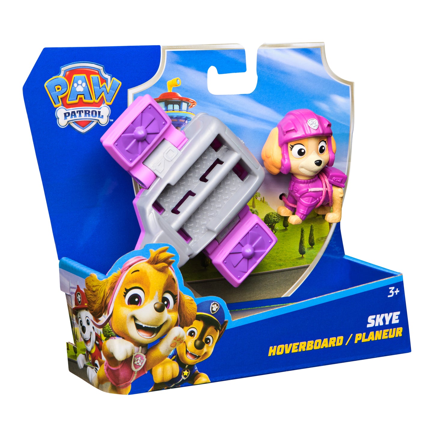 Figura con Planeador Paw Patrol Skye Spin Master.