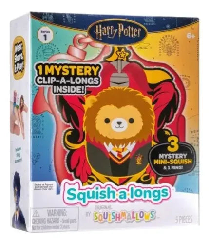 Figuras Sorpresa Squish a Longs Harry Potter Squishmallows Clip a Longs.