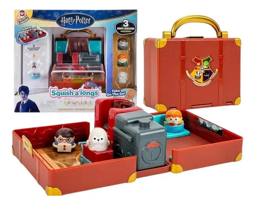 Figuras Squishmallows Harry Potter Hogwarts Express Playset.