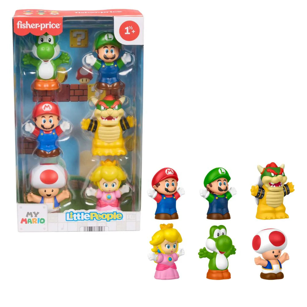 Fisher-Price Little People My Mario Set de 6.