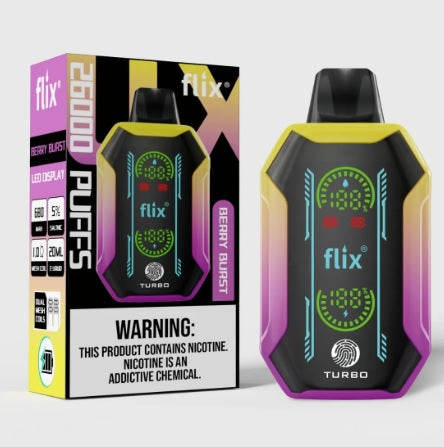 Flix Berry Burst 26000 puffs.