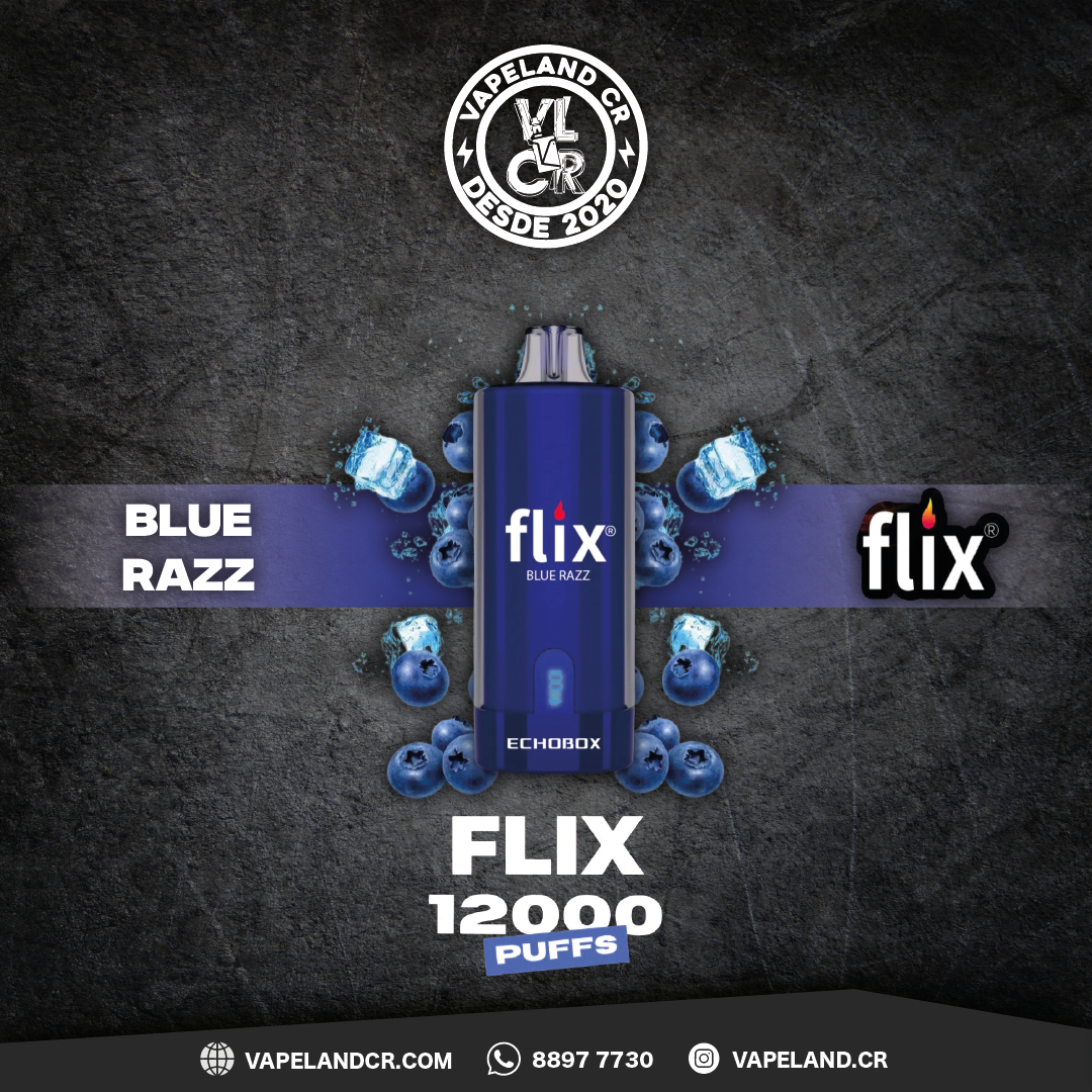 Flix Echobox Blue Razz 12000 puffs.