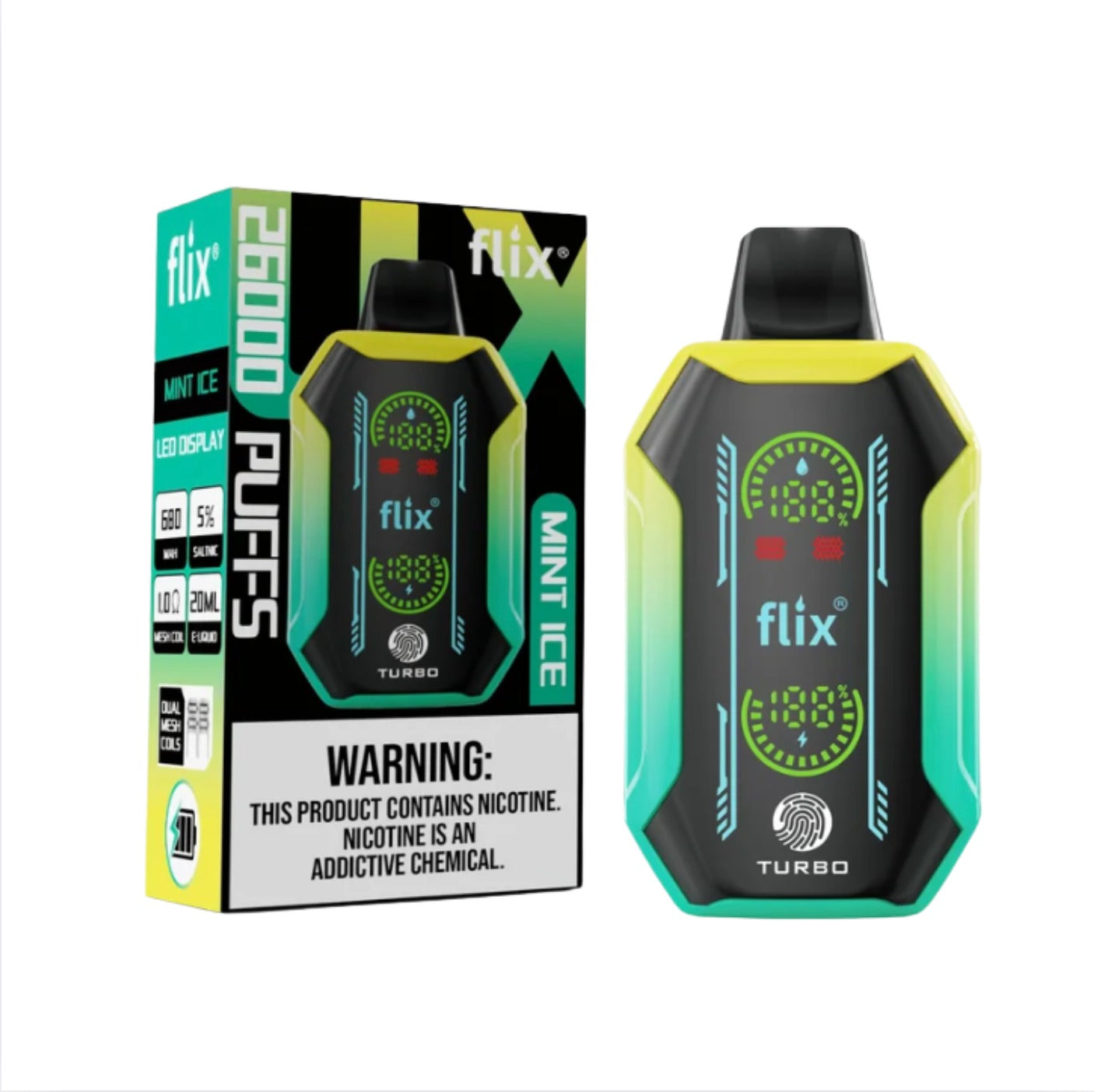 Flix Mint Ice 26000 puffs.