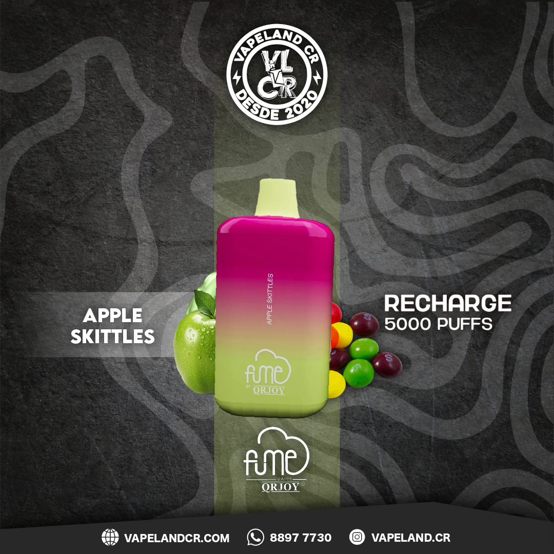 Fume Apple Skittles 5000 puffs.