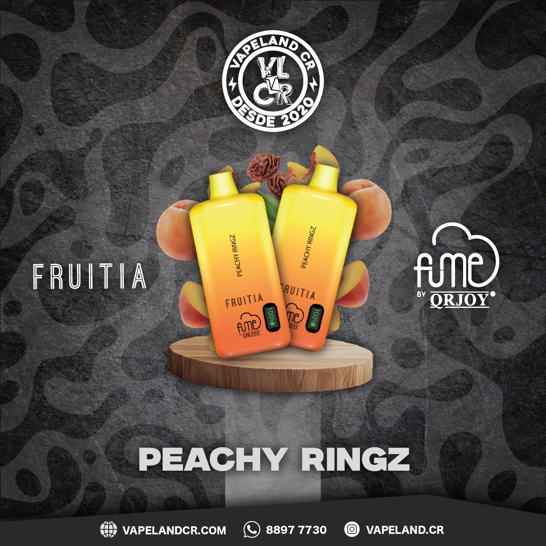 Fume Fruitia Peachy Ringz 8000 puffs.