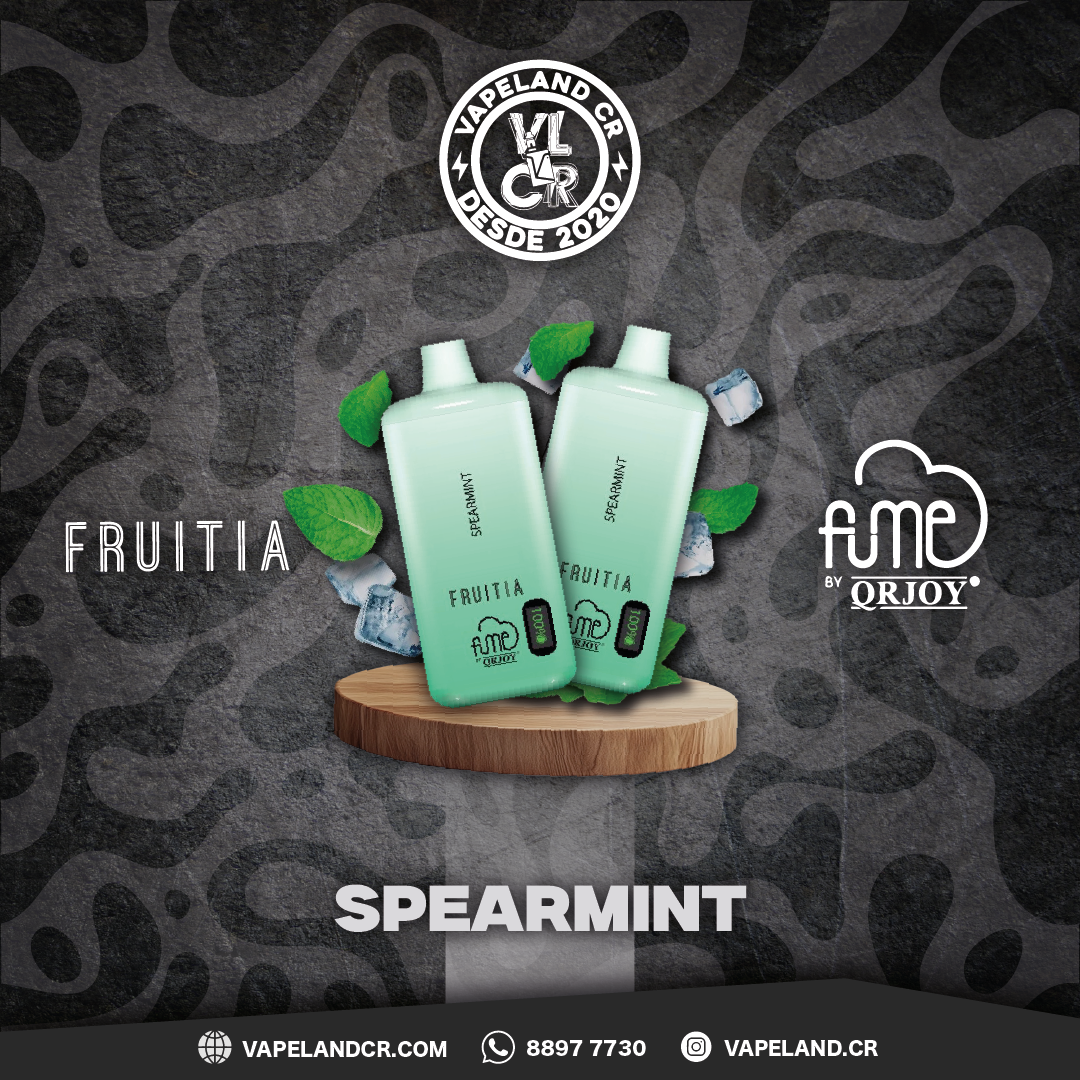 Fume Fruitia Spearmint 8000 puffs.