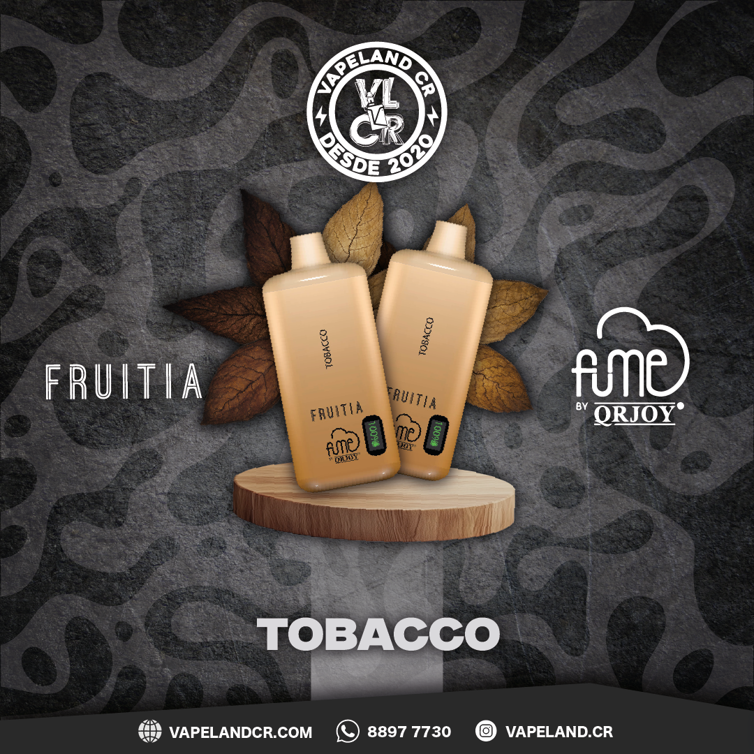 Fume Fruitia Tobacco 8000 puffs.