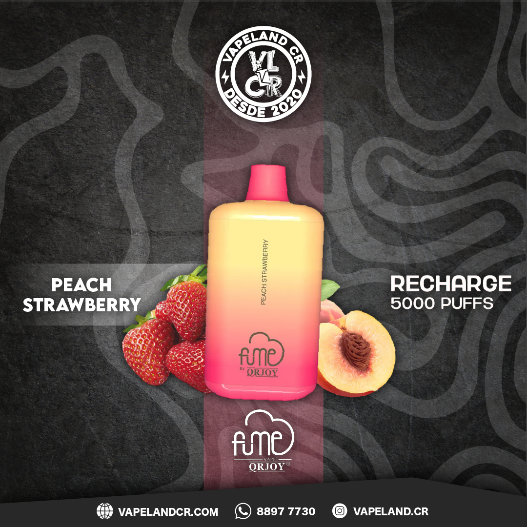 Fume Peach Strawberry 5000 puffs.