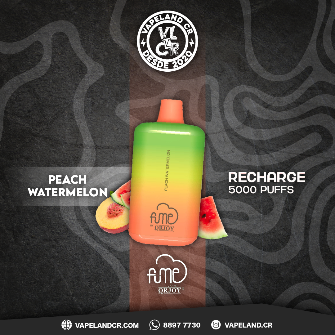 Fume Peach Watermelon 5000 puffs.