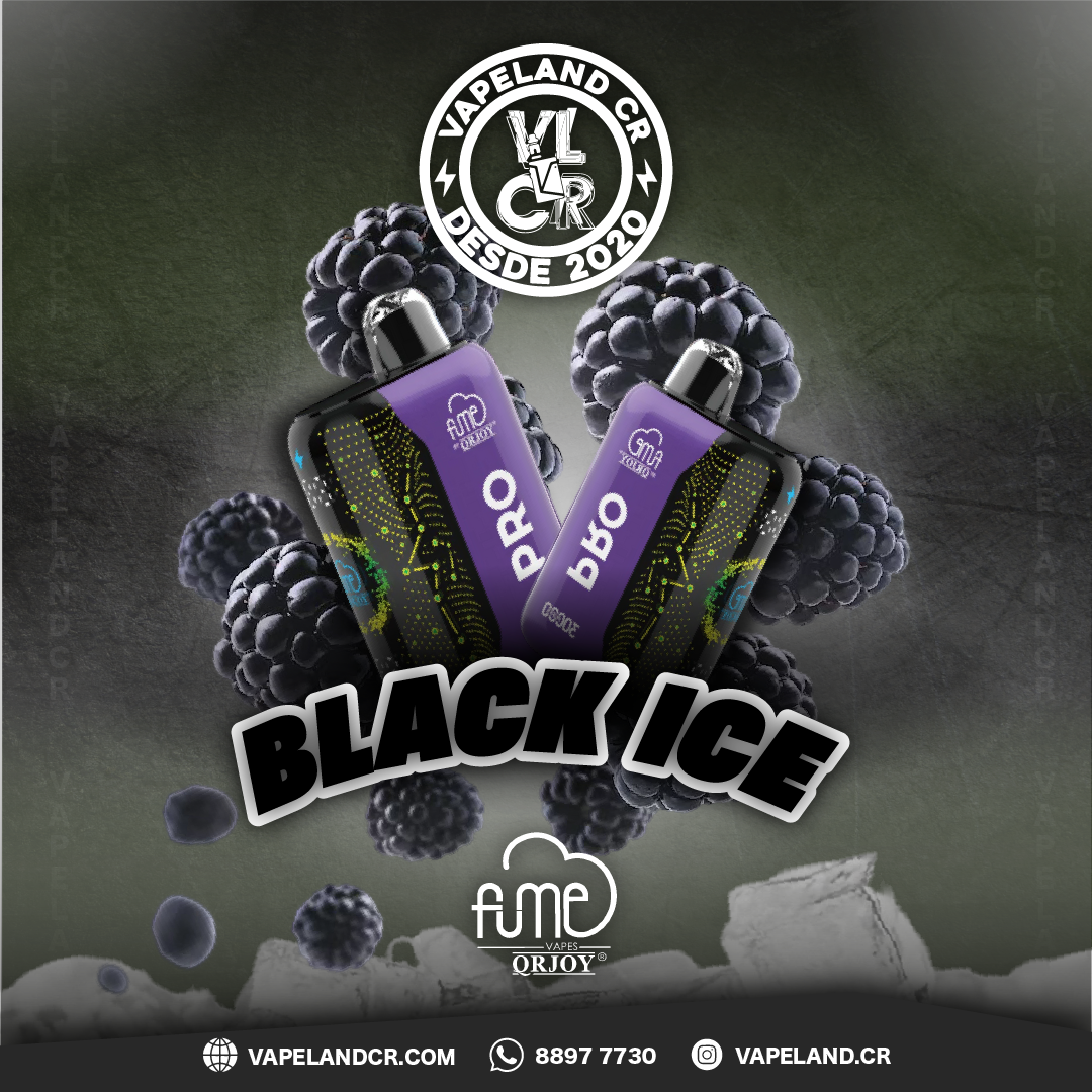 fume black ice vape Vape Disposable Black Ice WeFume By Fume - Fume Vapes