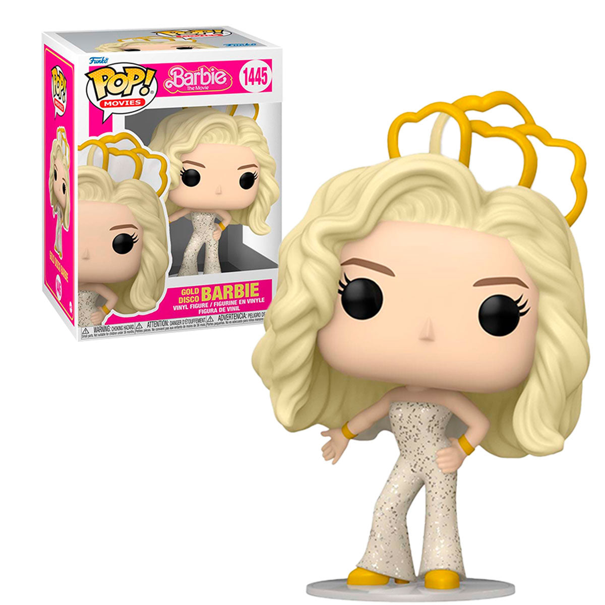 Funko Pop Barbie The Movie Gold Disco Barbie 1445.