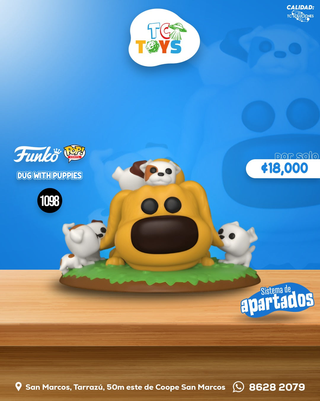 Funko Pop Deluxe Dug With Puppies 1098.