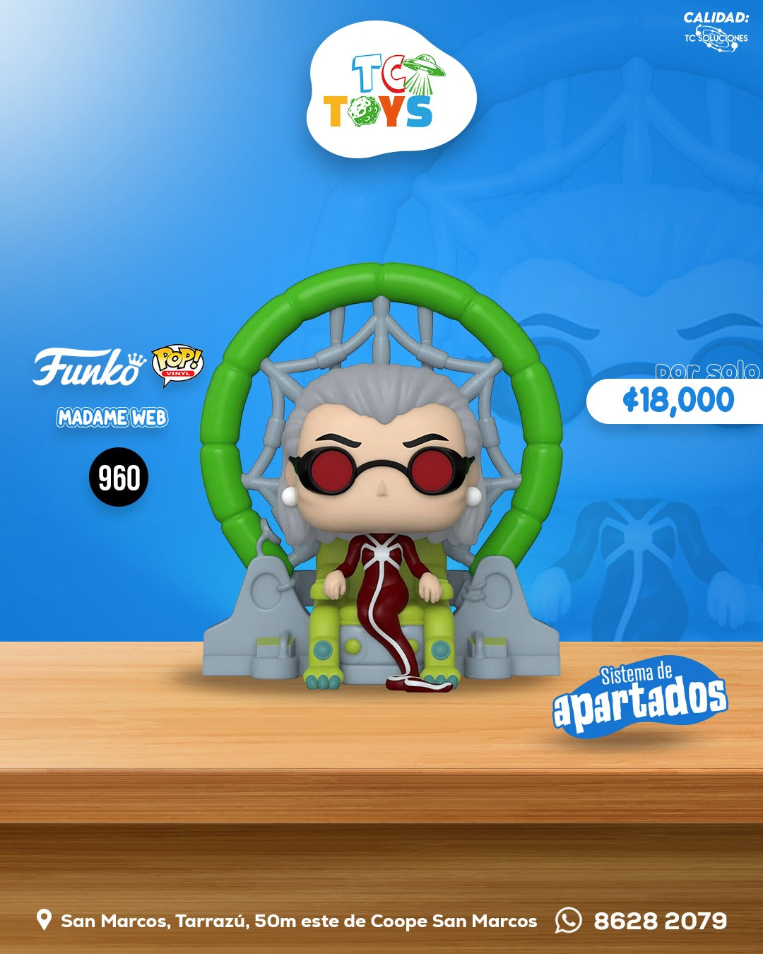 Funko Pop Deluxe Madame Web 960.