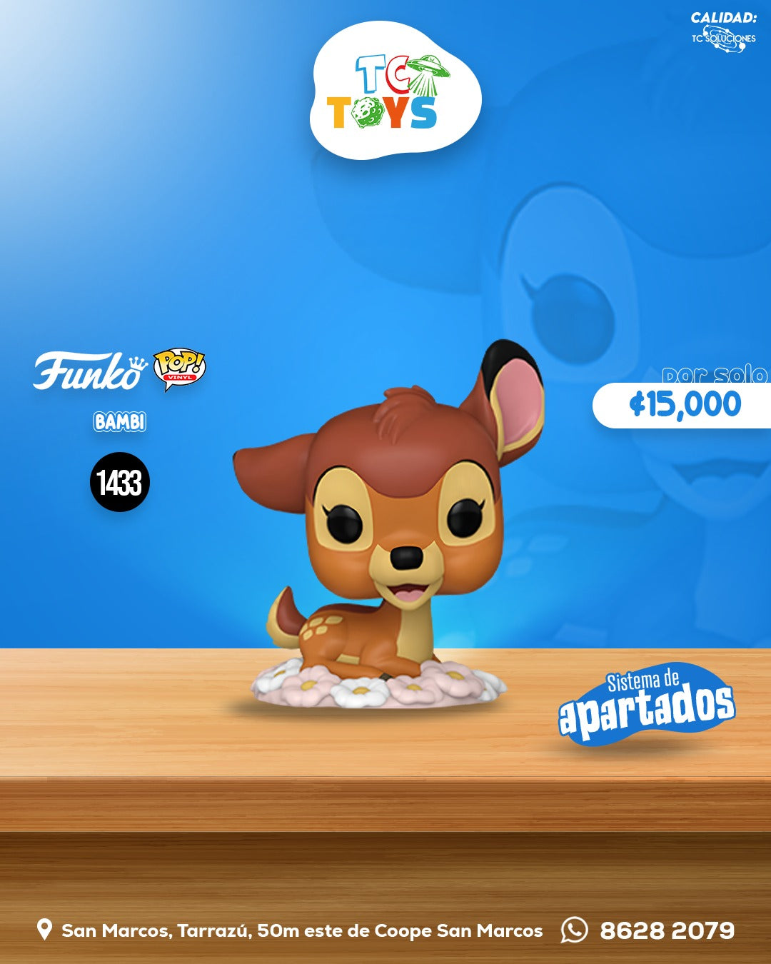 Funko Pop Disney Classics Bambi 1433.