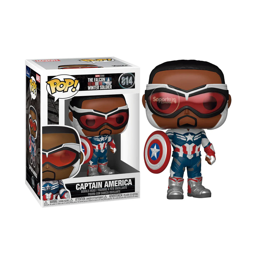 Funko Pop The Falcon And The Winter Soldier Captain America 814.