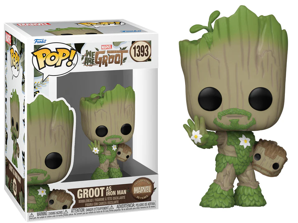 Funko Pop We Are Groot Groot As Iron Man 1393.