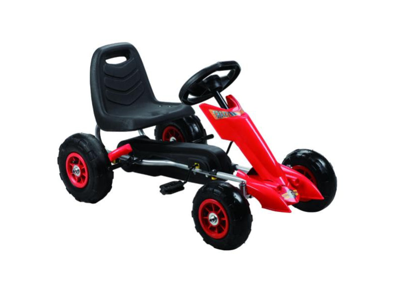 GO-Kart No Limits Rojo con Llantas Plasticas 30Kg.