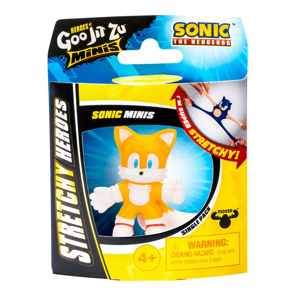 Goo Jit Zu Minis Stretchy Heroes Sonic Minis Tails.