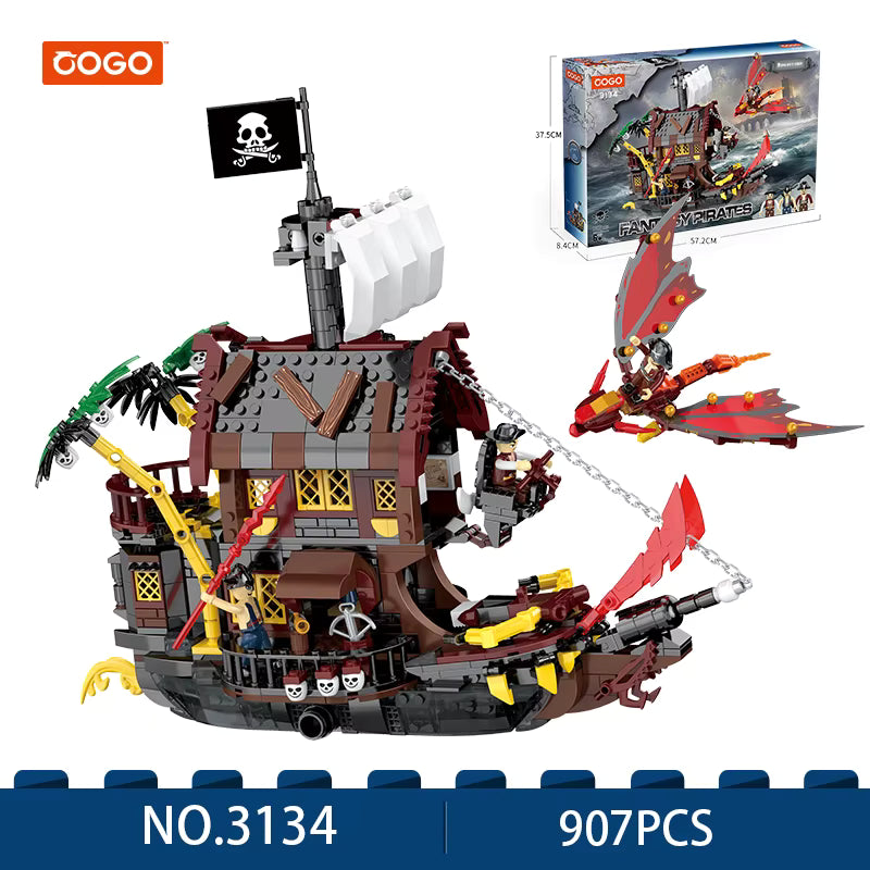 Lego COGO Barco Pirata de Fantasía 3134.