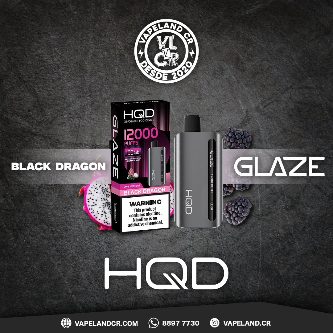 HQD Black Dragon 12000 puffs.