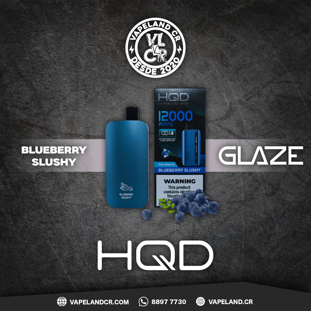 HQD Blueberry 12000 puffs.