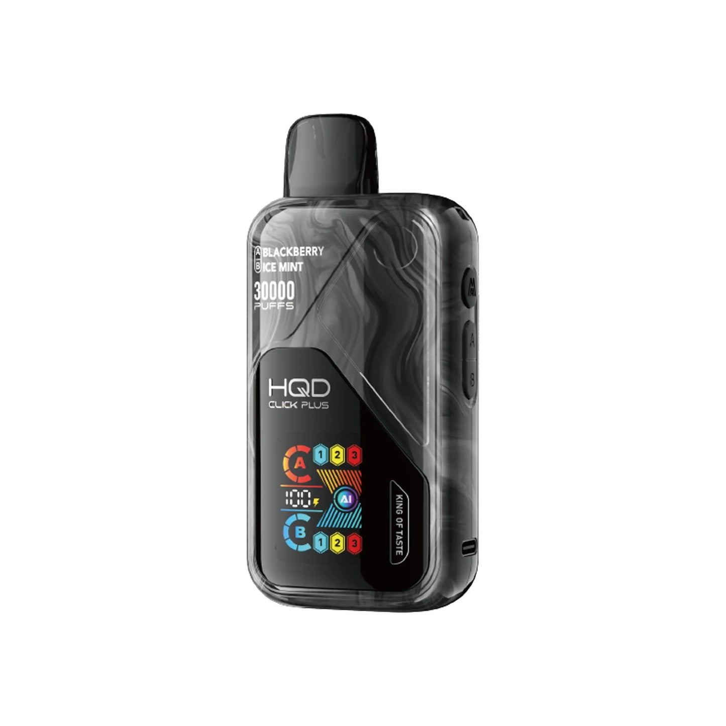 HQD Click Plus Blackberry Ice Mint 30000 puffs.