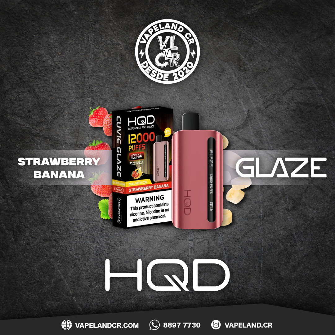 HQD Strawberry Banana 12000 puffs.