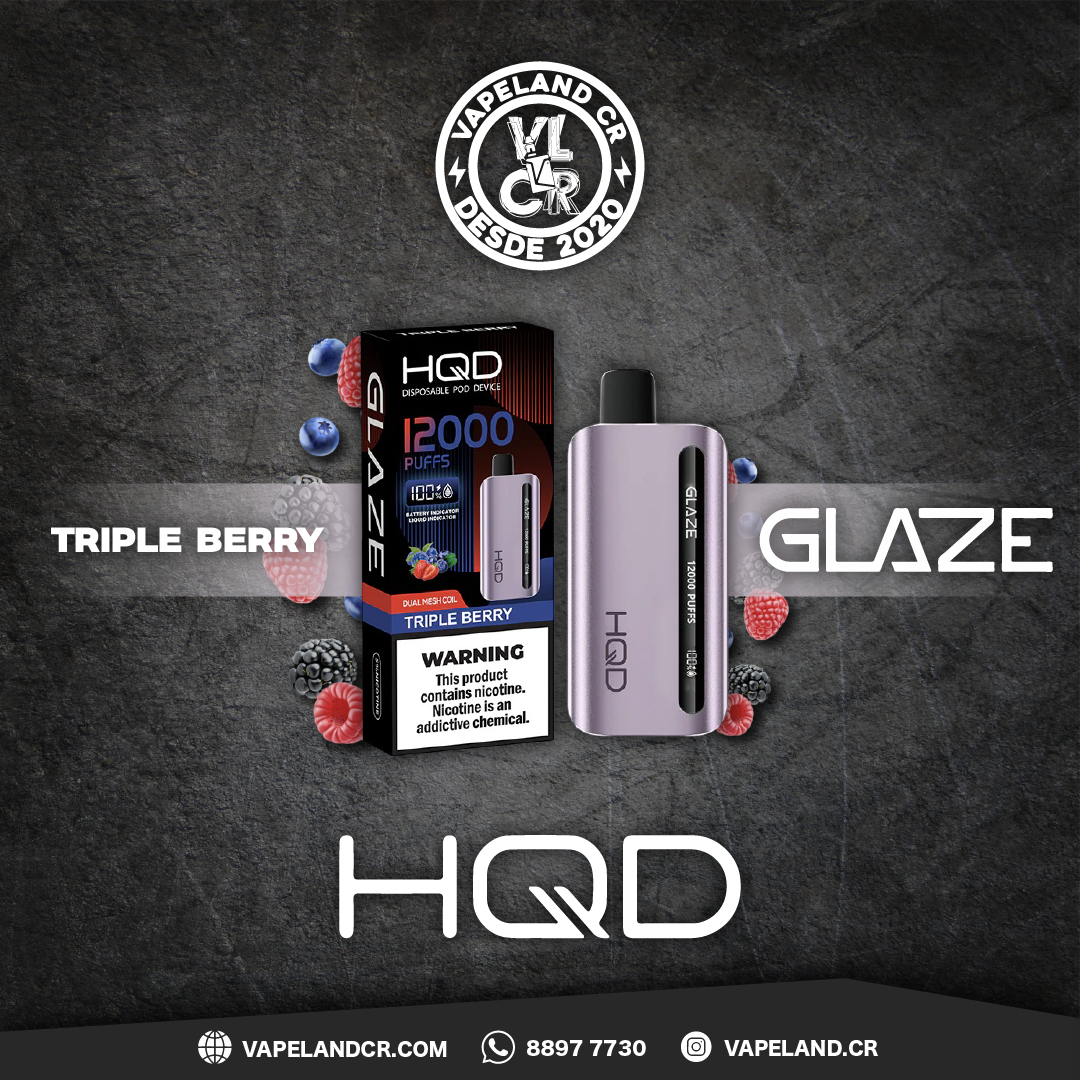 HQD Triple Berry 12000 puffs.