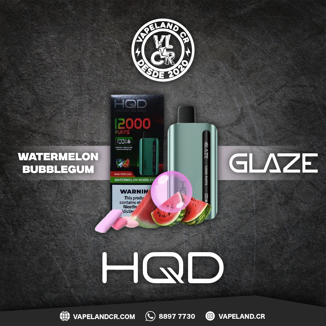 HQD Watermelon Bubblegum 12000 puffs.