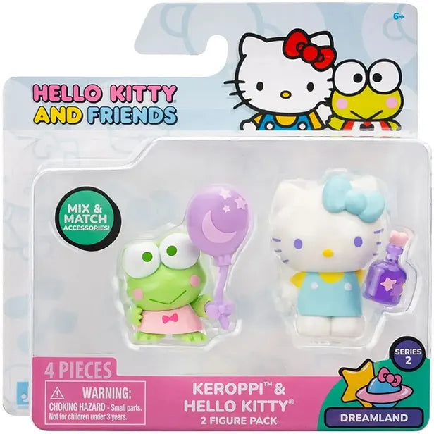 Hello Kitty And Friends Keroppi y Hello Kitty Jazwares.