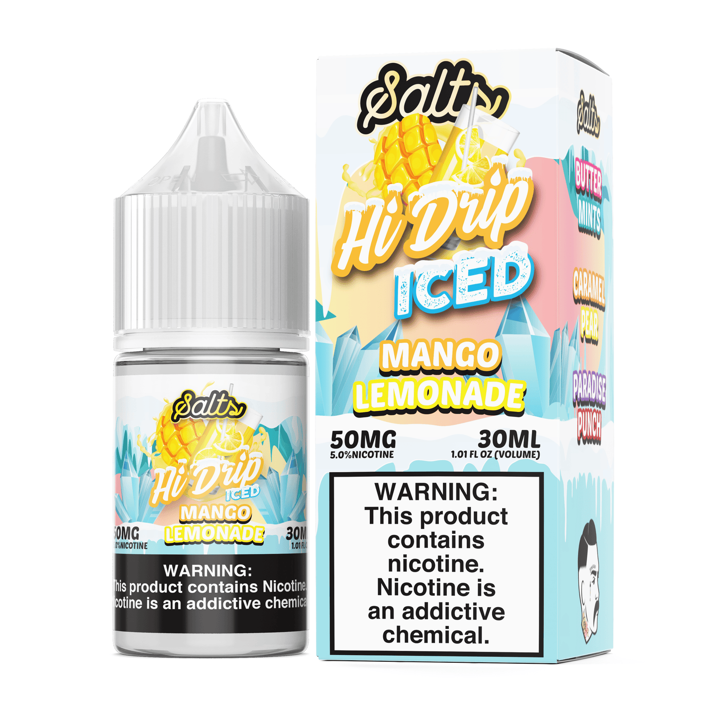 Hi-Drip Iced Salts Mango Lemomade 20mg y 50mg.