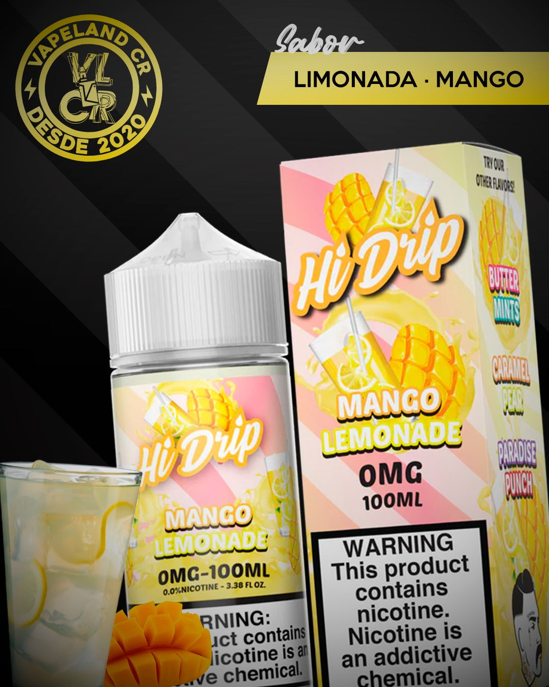Hi-Drip Mango Lemonade 3mg y 6mg.