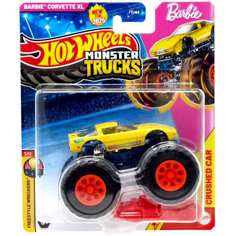 Hot Wheels Monster Trucks Barbie Corvette XL.