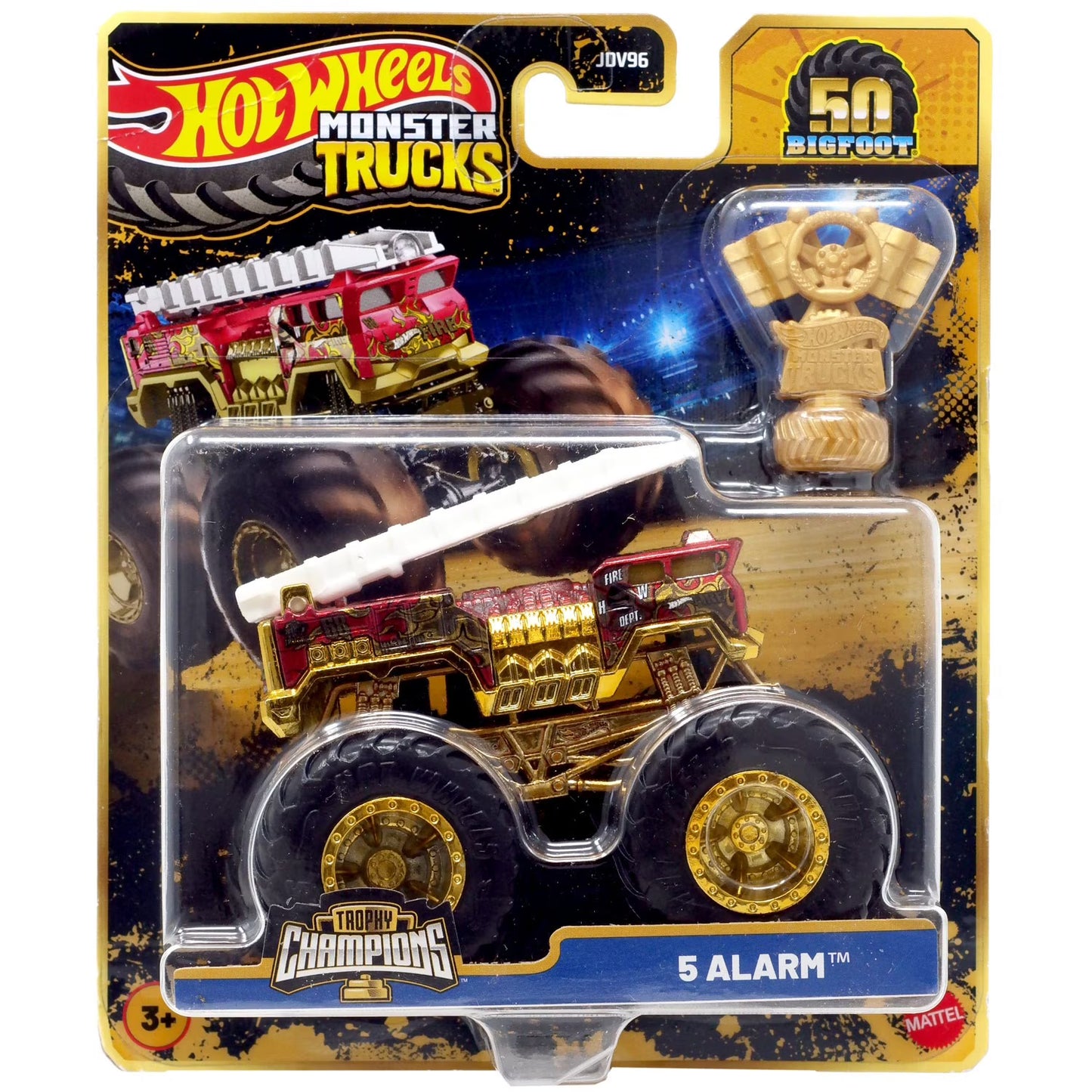 Hot Wheels Monster Trucks 50 Bigfoot 5 Alarm.