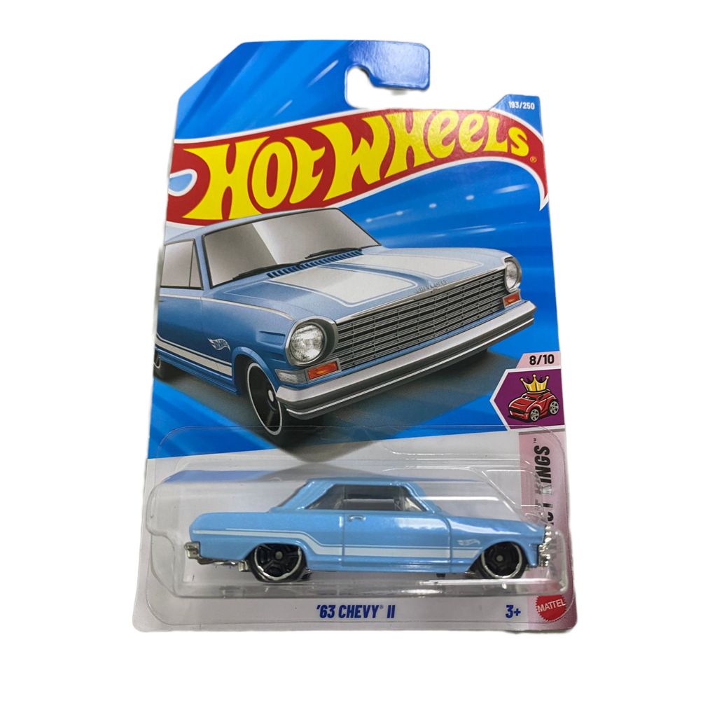 Hot Wheels 63 Chevy ll Celeste.
