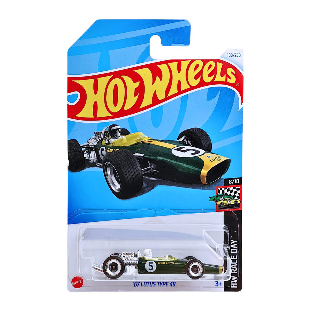 Hot Wheels 67 Lotus Type 49 Verde.