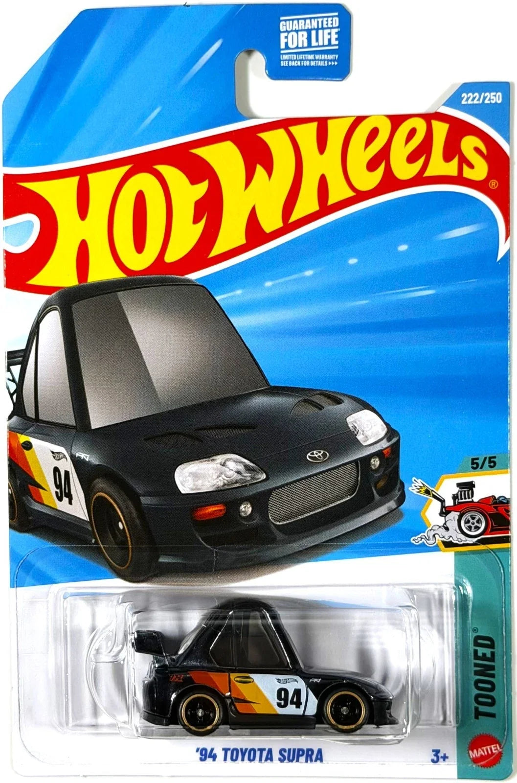 Hot Wheels 94 Toyota Supra Negro.
