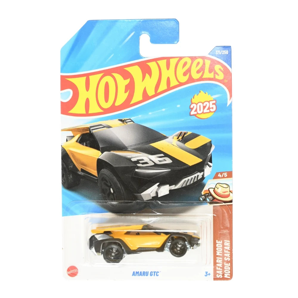 Hot Wheels Amaru GTC Amarillo.