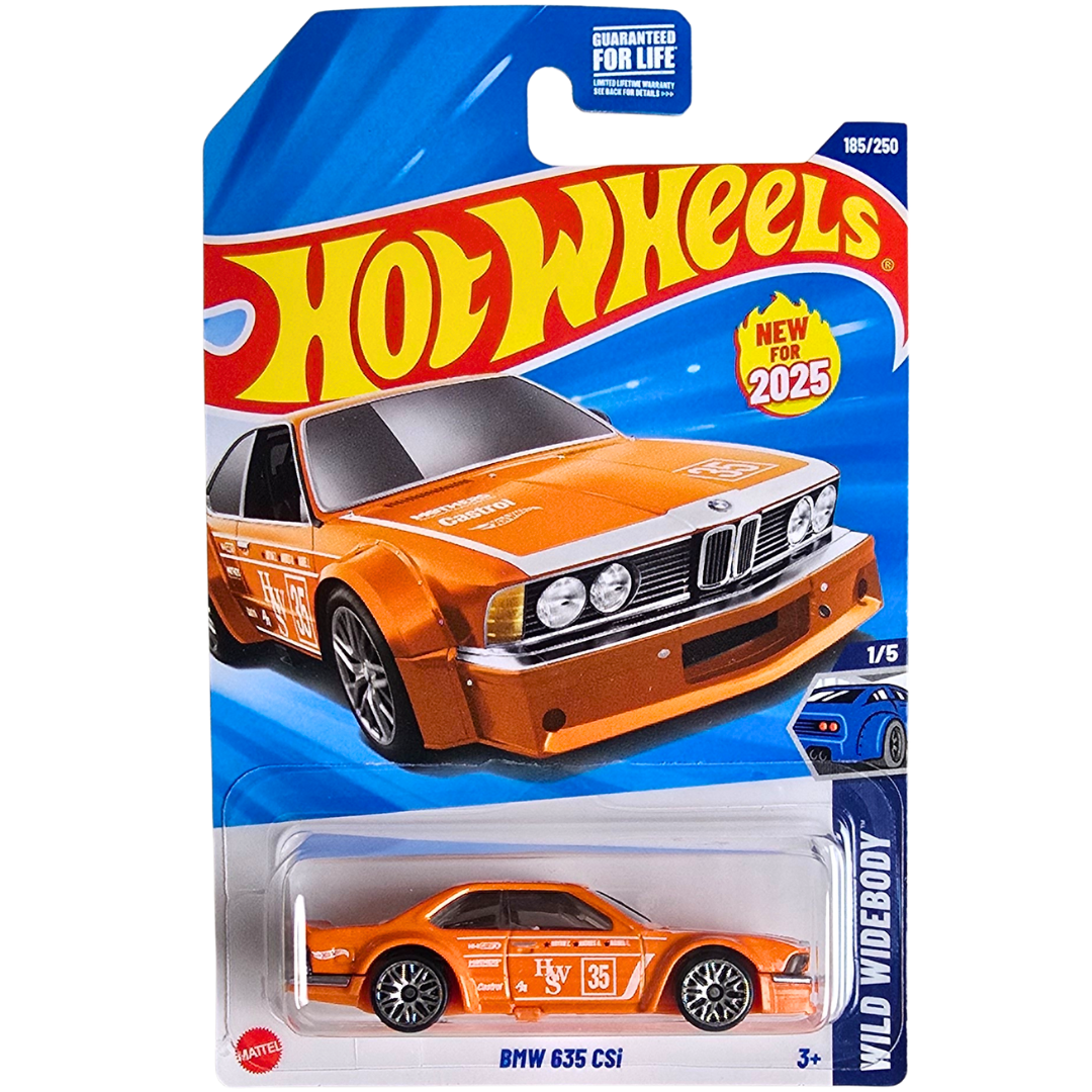 Hot Wheels BMW 635 CSi Naranja.